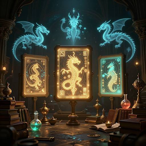 Mystical Dragon Generator Interface