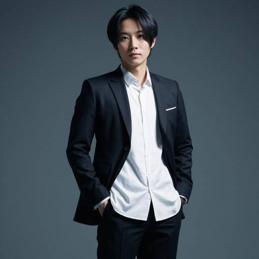 Young Man in Formal Suit Portrait