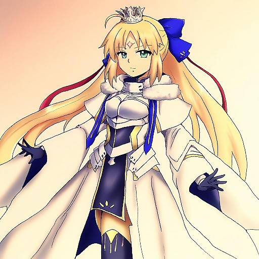 Illustration of Artoria caster (third ascension) (fate), fate/grand order in the style of D-m (dii emu)