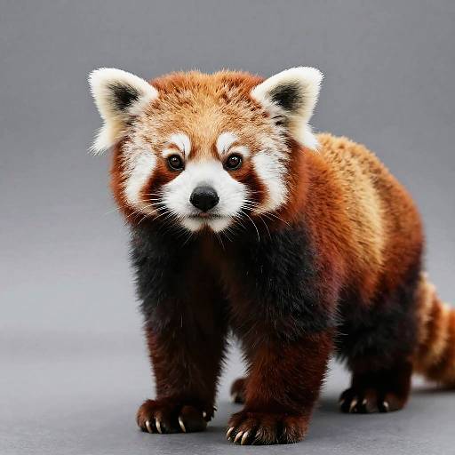 Studio Photo of Alien Red Panda