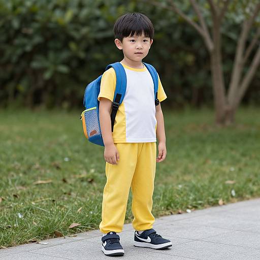 Vissago Kid Costume Outdoors