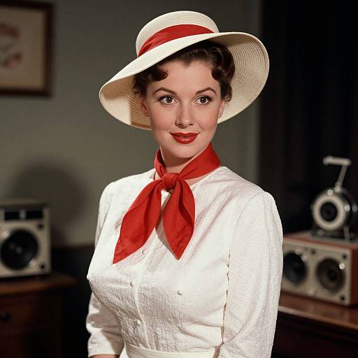 1940s Hollywood Starlet Portrait