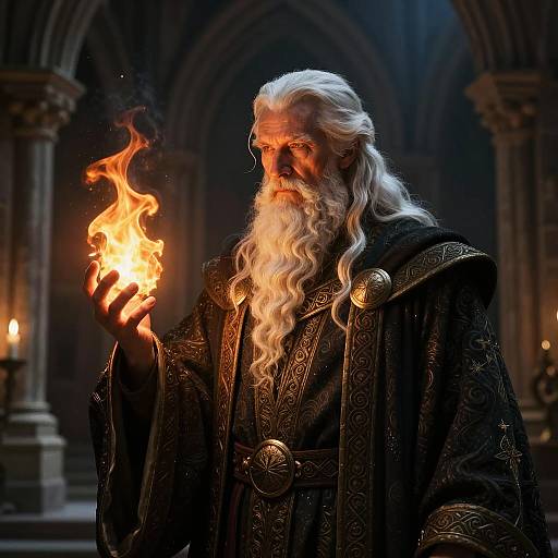 Epic Fantasy Portrait of a Wise Sage