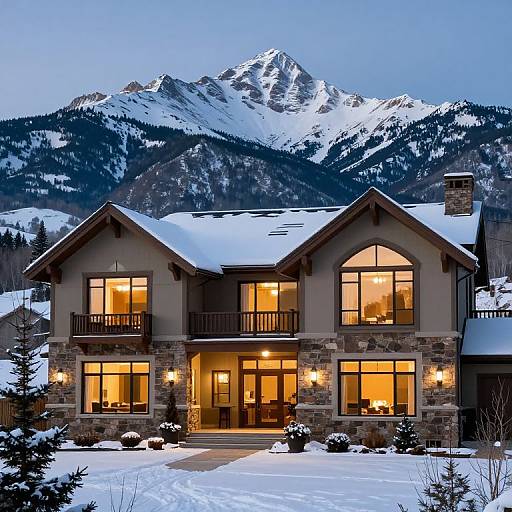 Snowy Mountain Dream Home