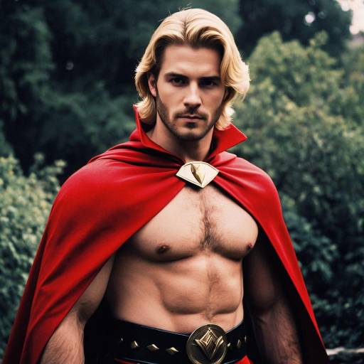 Realistic Prince Adam Costume with Cape