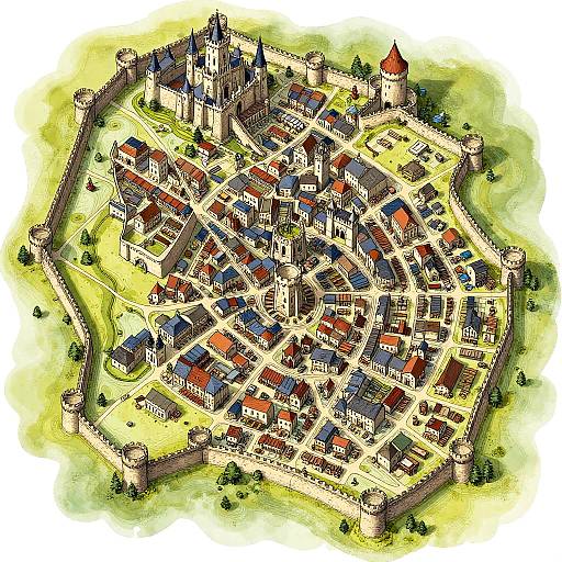 Medieval City Map Maker 5e