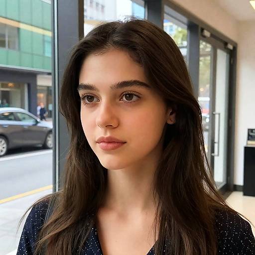 Portrait of a Young Woman by Window