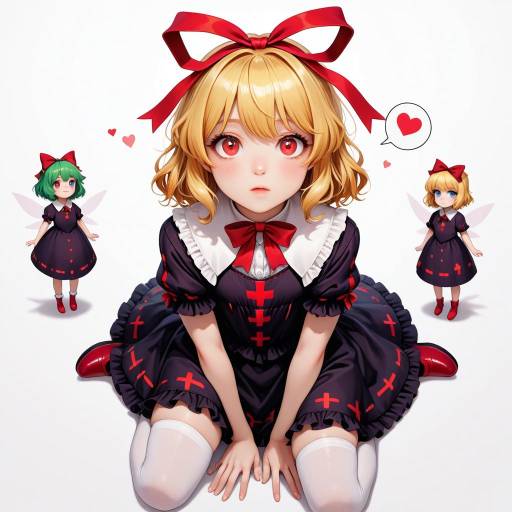 Melancholic Medicine Girls with Heart Pupils