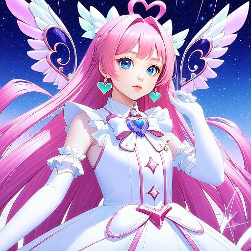 Illustration of Cure prism, hirogaru sky! precure in the style of Gnns