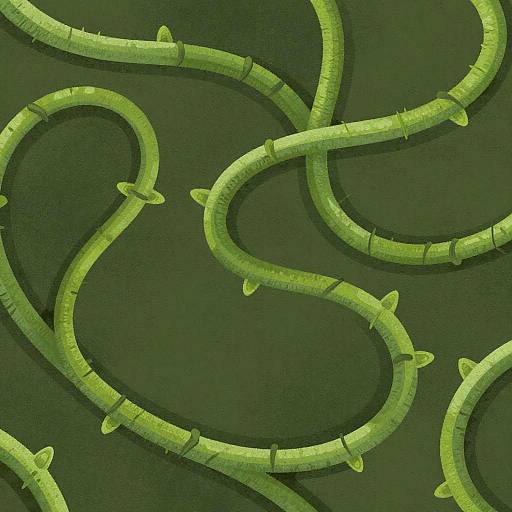 Whimsical Fantasy Arcane Tendril Art