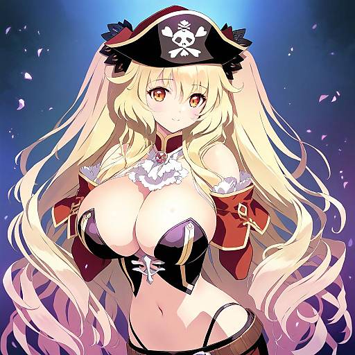 Illustration of Anne bonny (fate), fate (series) in the style of Carnelian