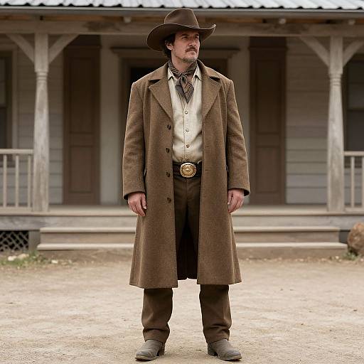 Old Western Cowboy Portrait