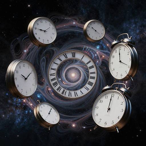 Fragmented Time in Cosmic Space