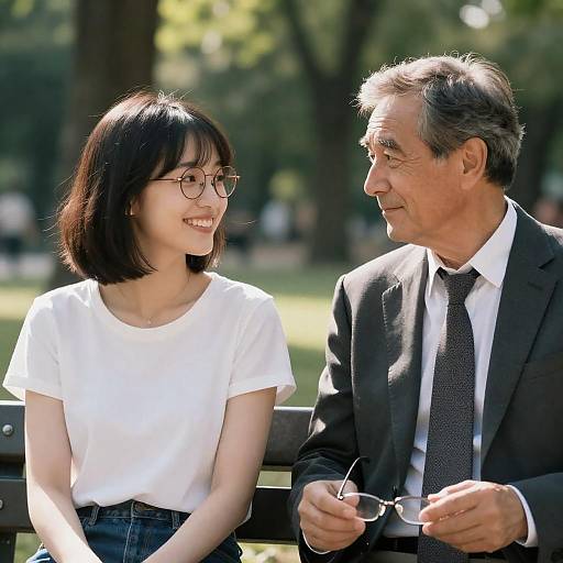 Joyful Moments in a Park Setting