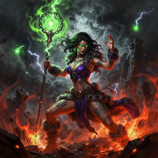 Storm Mage With Electrifying Power