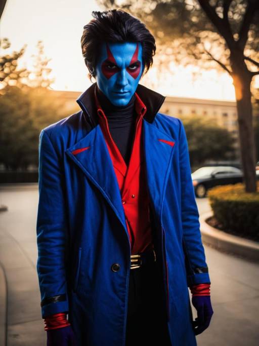 Realistic Nightcrawler Cosplay Photo