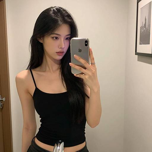 Selfie in the Mirror: Asian Beauty