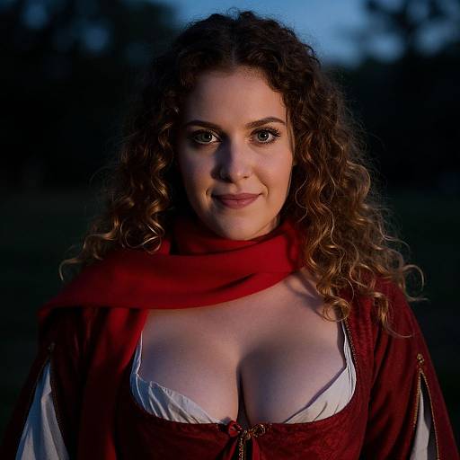 Medieval Catalan Woman Portrait