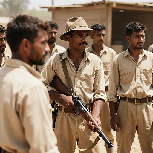 Wartime Brotherhood in Dusty Sunlight