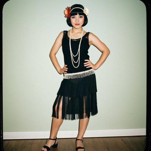 Stylish Flapper Costume with Accessories