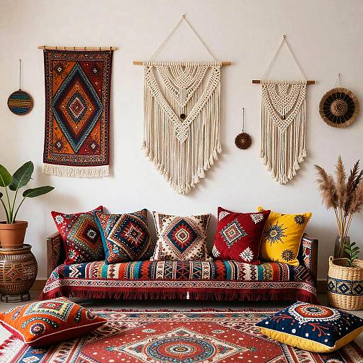 Vibrant Bohemian Room Decor