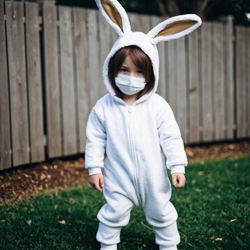 Adorable Rabbit Kigurumi Costume for Boys