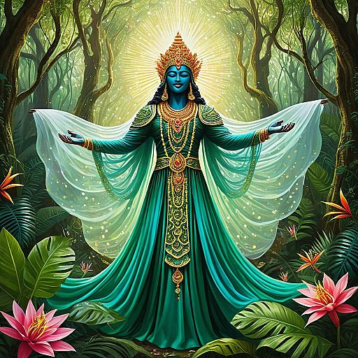 Divine Creator in Tropical Paradise