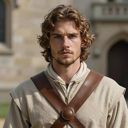 Young Man in Renaissance Lord Costume