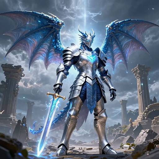 Dragonborn Paladin of Bahamut