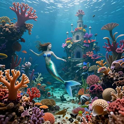Surreal Underwater Fantasy Realm
