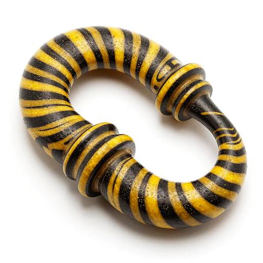 Spiral Tiger-Patterned Objects Photography