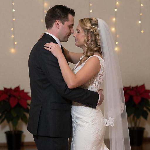 Romantic Indoor Wedding Dance Moment
