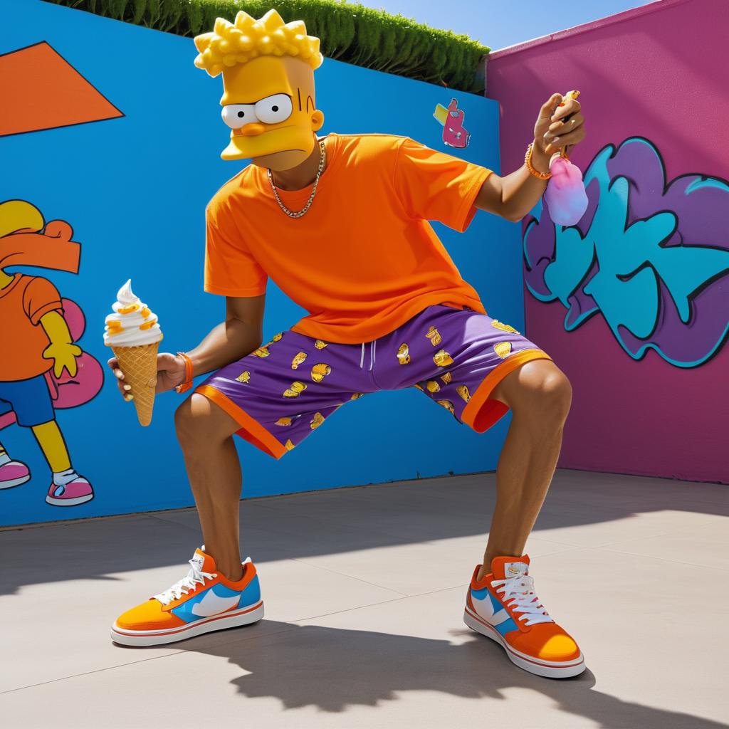 Bart Simpson as a Hip-Hop Character