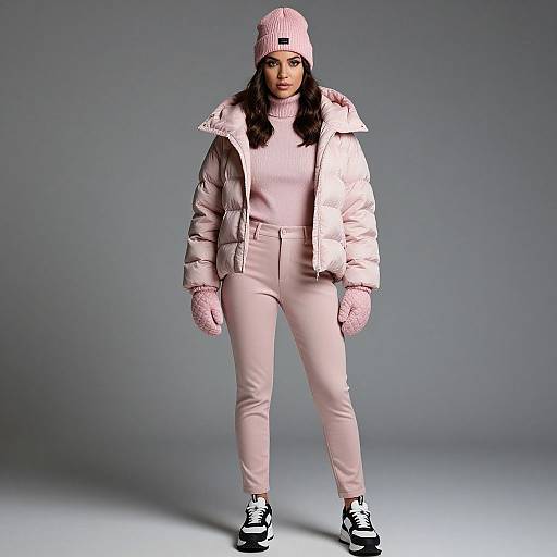 Modern Winter Chic Woman Outfit