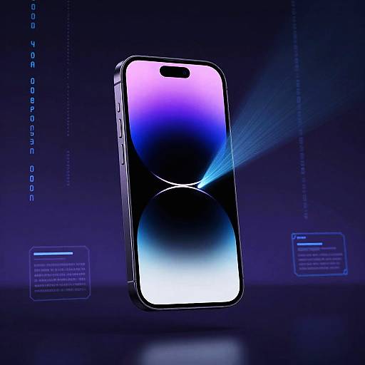 iPhone24 Futuristic Seamless Display