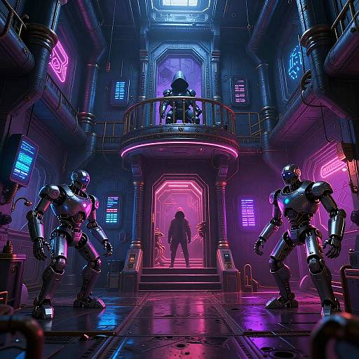 Futuristic Cyberpunk AI Dungeon