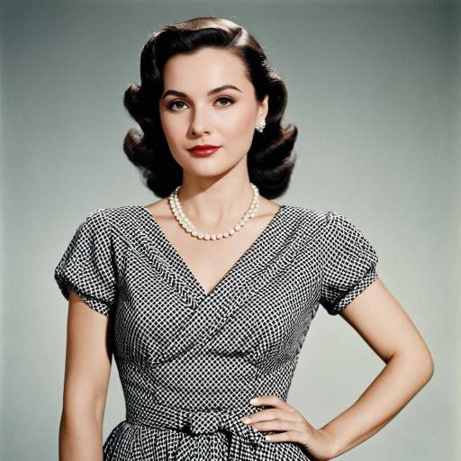 Classic 1940s Woman in Modest Dress