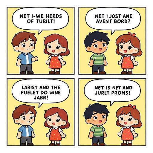 Romeo and Juliet Kids Comic Strip