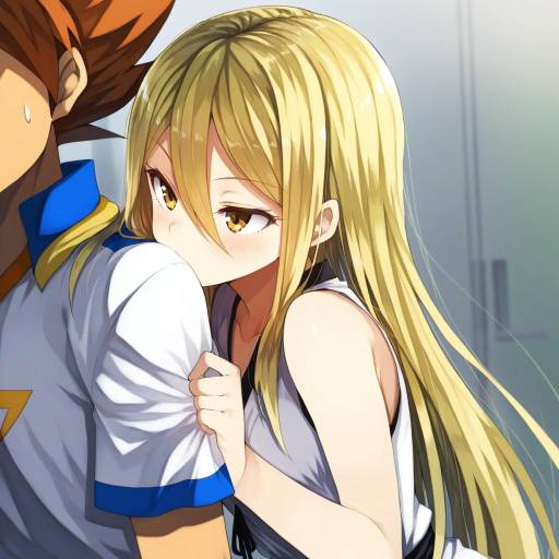 Illustration of Afuro terumi, inazuma eleven (series) in the style of Suminagashi