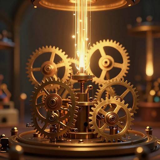 Ethereal Dance of Antique Gears