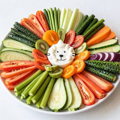 Fall Baby Shower Veggie Platter Idea