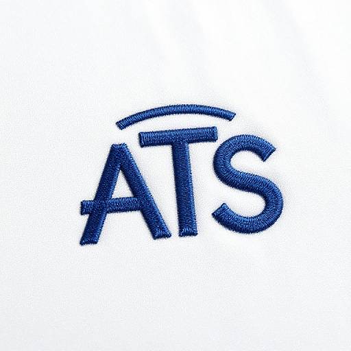 Space-Themed ATS Embroidery Logo