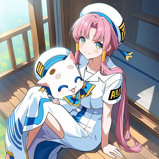 Illustration of Aria pokoteng, aria (manga) in the style of Shiratsuki shiori