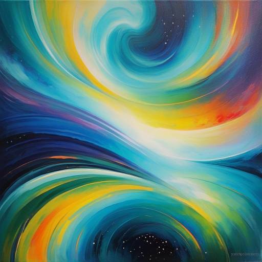 Enigmatic Abstract Mystical Artwork