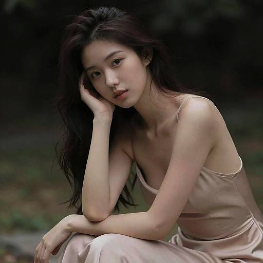 Seductive Portrait of a Beautiful Girl