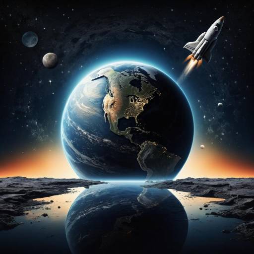 Celestial Spacecraft and Stellar Landscapes