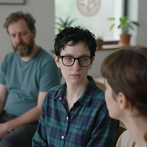 Intimate Moment in a Cozy Room