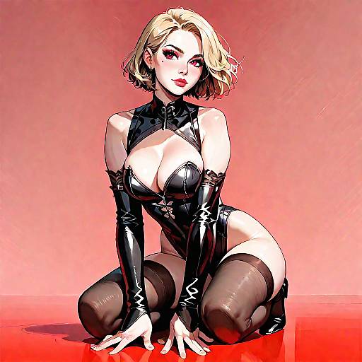 Romantic Stage Pose with Intense Details