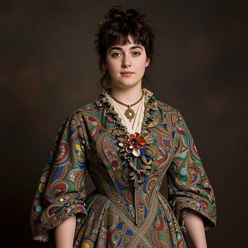 Victorian-Inspired Digital Portrait