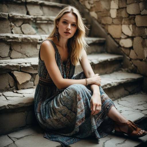 Moody Portrait of a Thoughtful Young Woman